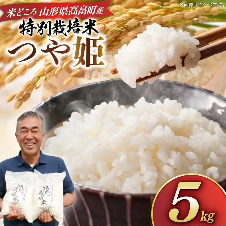 米 令和7年度産 特別栽培米 つや姫 5kg [渡部ファーム 山形県 高畠町 tk06ays810030]