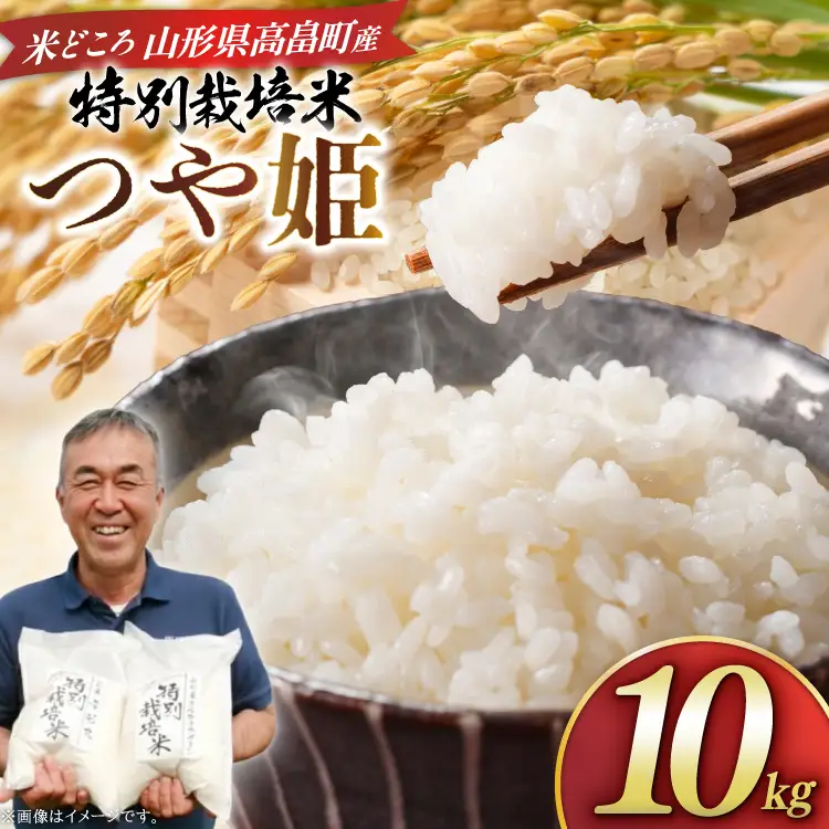 米 令和7年度産 特別栽培米 つや姫 10kg [渡部ファーム 山形県 高畠町 tk06ays810031]