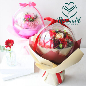 フレグランスフラワー　「サボンバロンPink」【 花 ブーケ 花束 フラワーアレンジメント 】