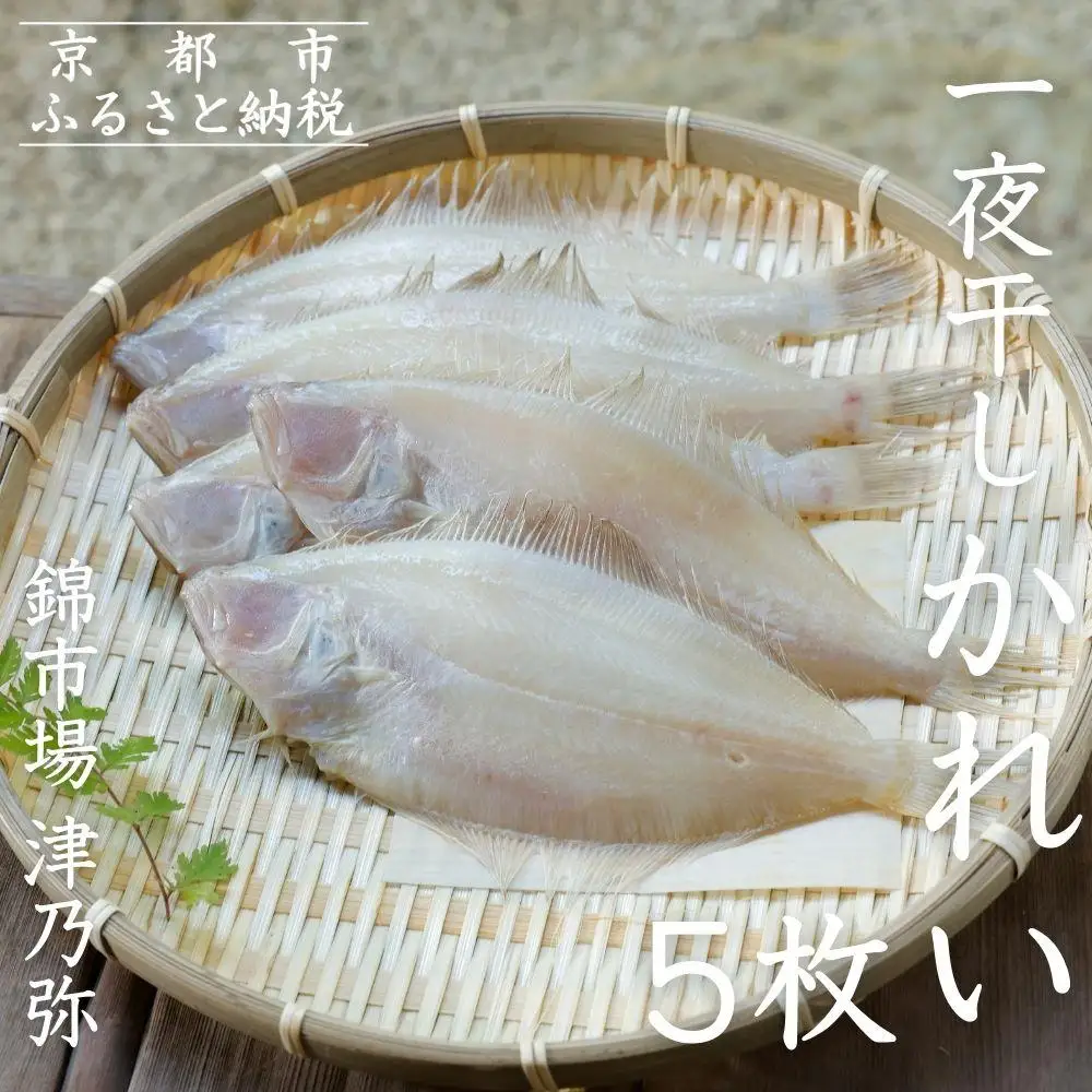【津乃弥】一夜干しかれいセット(5枚)［ 京都 錦市場 海鮮珍味専門店 カレイ 干物 人気 おすすめ 海鮮 珍味 肴 惣菜 お取り寄せ 通販 送料無料 ふるさと納税 ］