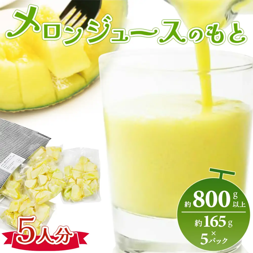 メロンジュースのもと 約800g 約165g×5パック メロン tn-0032