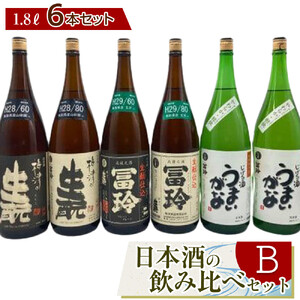 419.日本酒の飲み比べセット【Ｂ】