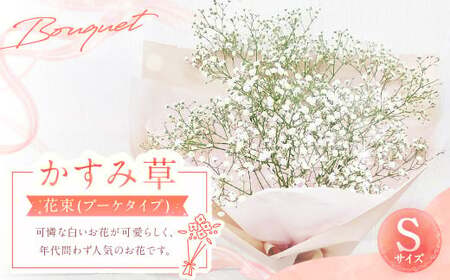 【指定日必須】かすみ草花束 Sサイズ 花 花束 かすみ草 フラワーアレンジメント
