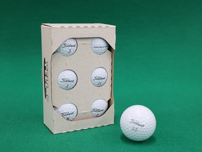 【ご注文から3ケ月以内の発送となります】最高級・高品質ロストボール　6個×２【タイトリスト　PRO V1 白】