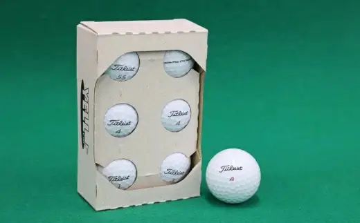 【ご注文から3ケ月以内の発送となります】最高級・高品質ロストボール　6個×2　【タイトリスト　PRO V1 X 白】