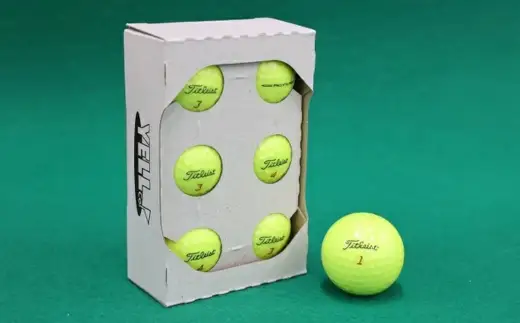 【ご注文から3ケ月以内の発送となります】最高級・高品質ロストボール　6個×2　【タイトリスト　PRO V1X カラー】