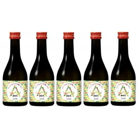 【りんごのように甘酸っぱい日本酒】あゆち300ml 5本セット_酒・アルコール  日本酒 sake サケ_【1606312】