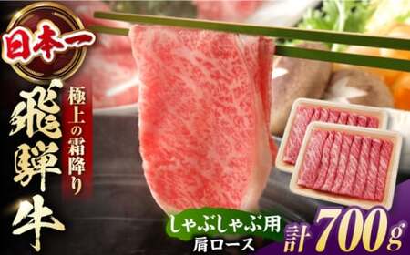 飛騨牛 牛しゃぶ用肩ロース 計700g 白川町 浅井商店[AWBJ004] 飛騨牛