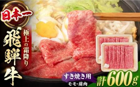 飛騨牛 すき焼き用赤身 計600g / 白川町 / 浅井商店[AWBJ005] 飛騨牛