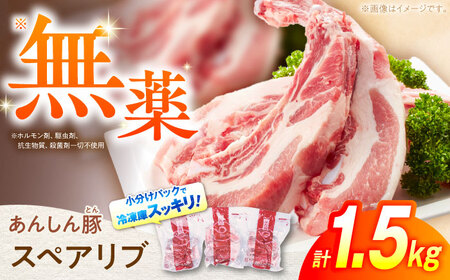 豚肉 スペアリブ1.5kg 藤井ファーム[AWAF004] スペアリブ