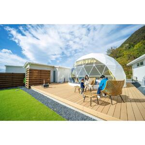瀬戸内海の絶景グランピング「LEMON FARM GLAMPING しまなみ」宿泊補助券 60,000円分