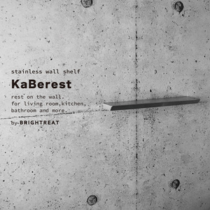 KaBerest［カベレスト］ 後付けできるステンレスウォールシェルフ 幅450mm
