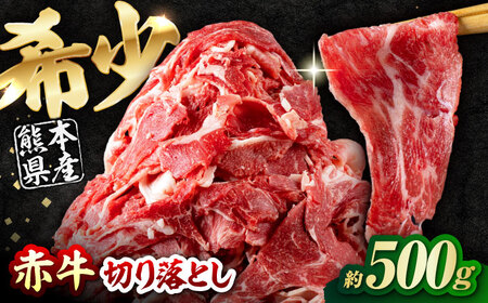 赤牛 切り落とし 500g 牛肉切り落とし[AYBV010]