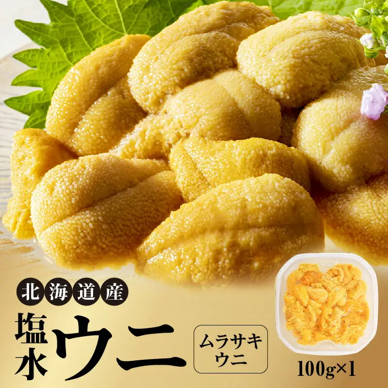 北海道産　世壱屋塩水ウニ（ムラサキウニ）300g_Y038-0144