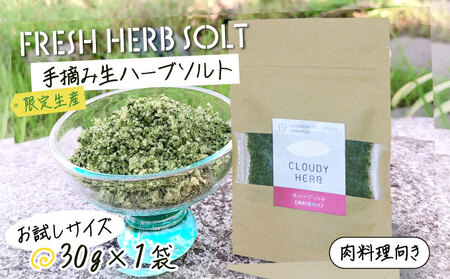 手摘み生ハーブソルト　肉料理用30g×1袋 bh-0809