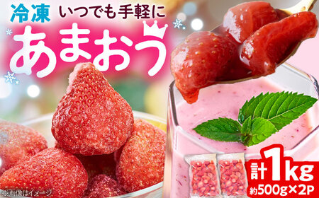 冷凍あまおう苺1kg[BGAG001] strawberry あまおう いちご 果物