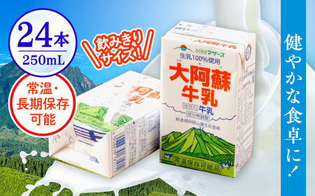 大阿蘇牛乳 250ml（24本入り）牛乳[AYCB028]