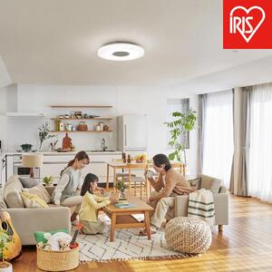 LED シーリングライト 12畳 調光 調色 スピーカー 工具・工事不要 リモコン付き 照明 スピーカーシーリングライト アイリスオーヤマ 家電 電化製品  おやすみタイマー 節電 省エネ CEA-2112DLSP