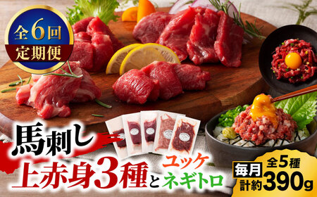【全6回定期便】「本場・熊本の味」 上級赤身3種とユッケネギトロの詰め合わせ 3892【有限会社スイートサプライなかぞの】[ZDT177]