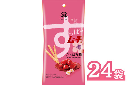 《湖池屋》スリムバッグ スティックポテト『すっぱムーチョ さっぱり梅』　３４ｇ×２４袋　ポテトチップス ポテチ チップス