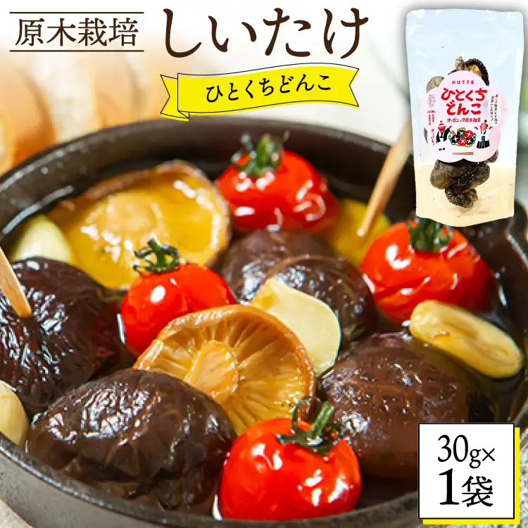しいたけ 乾燥 ひとくち どんこ 30g [HUTTE 宮崎県 美郷町 31ao0021]