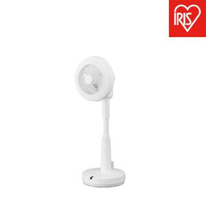 扇風機 サーキュレーター扇風機 アイリスオーヤマ DCモーター 首振り おしゃれ 換気 新生活 衣類乾燥 乾燥対策 換気 パワフル送風 省エネ 暖房 冷房 エアコン 家電 DC STF-SDC15TEC-W ホワイト