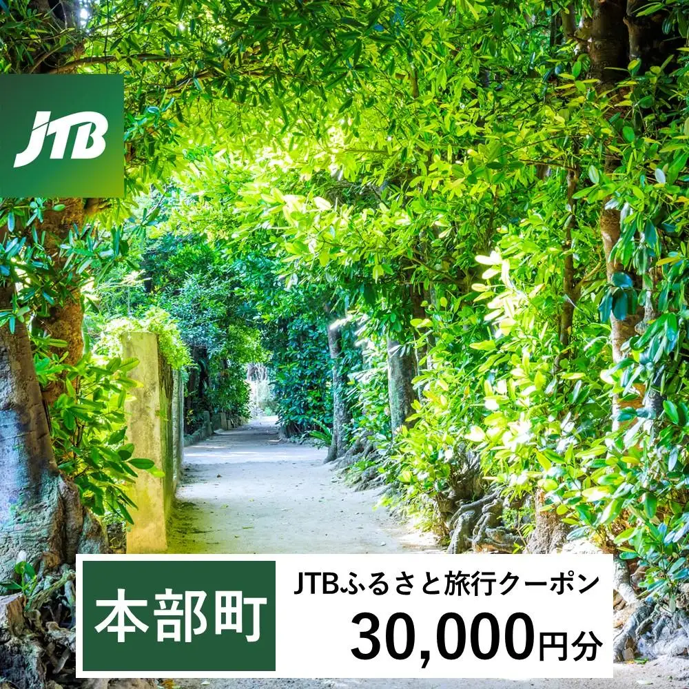 【本部町】JTBふるさと旅行クーポン（30,000円分）有効期間3年（Eメール発行）｜予約 宿泊 観光 体験 温泉 ホテル 旅館 チケット 子供 子連れ カップル 家族 店頭 オンライン ネット 電話 沖縄 沖縄
