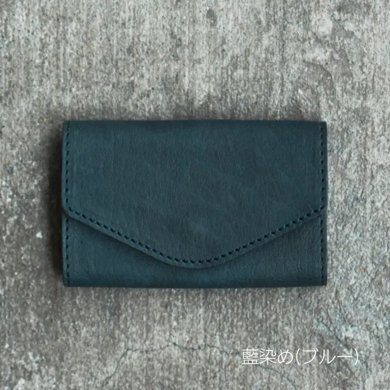 [Botanical Leather] キーケース (カラー：藍染め(ブルー))_0089-008-T06-1