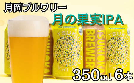  地ビール ＼月岡ブルワリー 月の果実   IPA／  地ビール 350ml 6本  shinbo013
