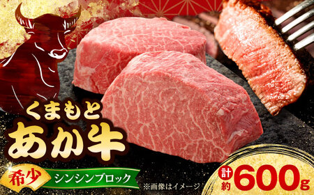【GI認証】くまもとあか牛シンシンブロック 約300g×2枚 シンシンブロック[AYCQ021]
