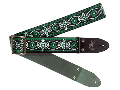 【ギターストラップ】Elara Straps Mellow Chandelier Green　ギター　ベース　アコースティックギター　アコギ　エレキギター　エレキ　ギターストラップ　ベースストラップ　エララストラップ
