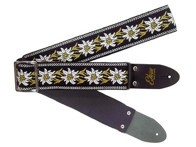 【ギターストラップ】 Elara Straps Spread Constanta Black(BK)　ギター　ベース　アコースティックギター　アコギ　エレキギター　エレキ　ギターストラップ　ベースストラップ　エララストラップ
