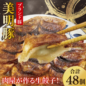 【数量限定】肉屋が作る美明豚生餃子24個入 2パック（MJ-5）