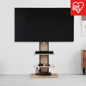 スタンドテレビ台 UTS-700R-LN ライトナチュラル ｜ テレビ 新生活 ひとり暮らし 合格祝い 