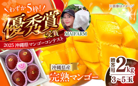 【先行予約】マンゴー 贈答用 2kg (3-5玉) BCAN002
