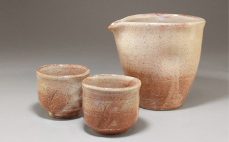 萩焼 片口酒器揃い