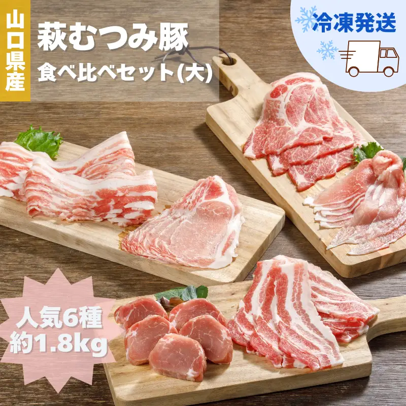 萩むつみ豚 食べ比べセット（大）