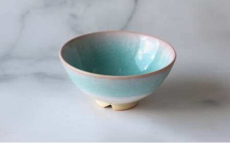 萩焼 ミント お茶碗  1個
