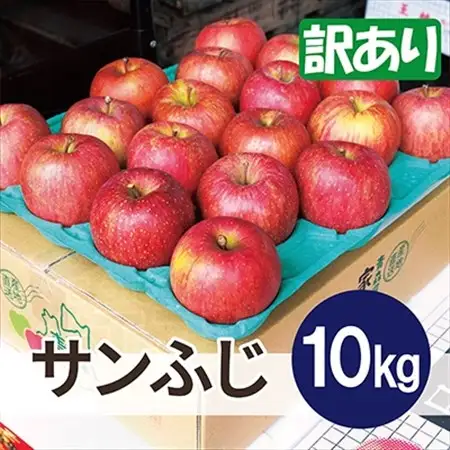 【26年3月より順次発送】平均糖度13度以上! サンふじ 約10kg 訳あり_果物・フルーツ りんご  リンゴ 林檎_【配送不可地域：離島・沖縄県】【1612806】