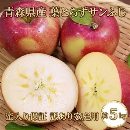 【26年11月から発送】平均糖度13度以上! 蜜入り 葉とらずサンふじ 約5kg 訳あり 青森りんご_果物・フルーツ りんご  リンゴ 林檎_【配送不可地域：離島・沖縄県】【1612855】