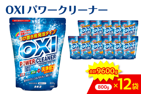 酸素系漂白剤  OXIパワークリーナーEX 800g×12袋セット 万能クリーナー  消臭 除菌 漂白剤  山形県 米沢市
