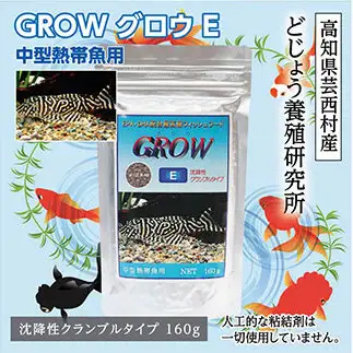 GROW E クランブル 160g 中型熱帯魚用 