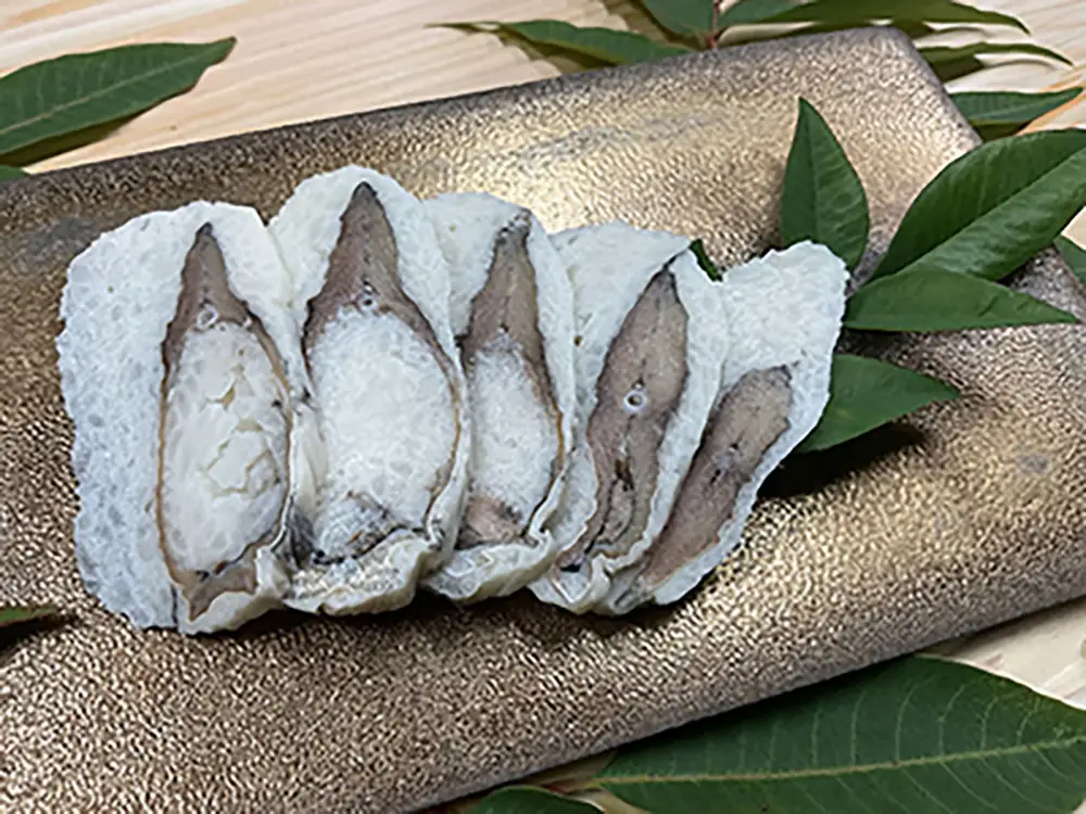 近江本にごろ　ふなずし　おす100ｇスライス×10ｐ【AD39W】 鮒ずし