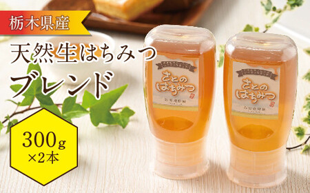 栃木県産はちみつブレンド　ピタット 300ｇ 2本セット｜蜂蜜 