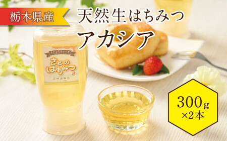 栃木県産はちみつアカシア　ピタット 300ｇ 2本セット｜蜂蜜