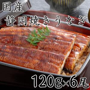 【国産】静岡焼きうなぎ　120g×6食　合計720g