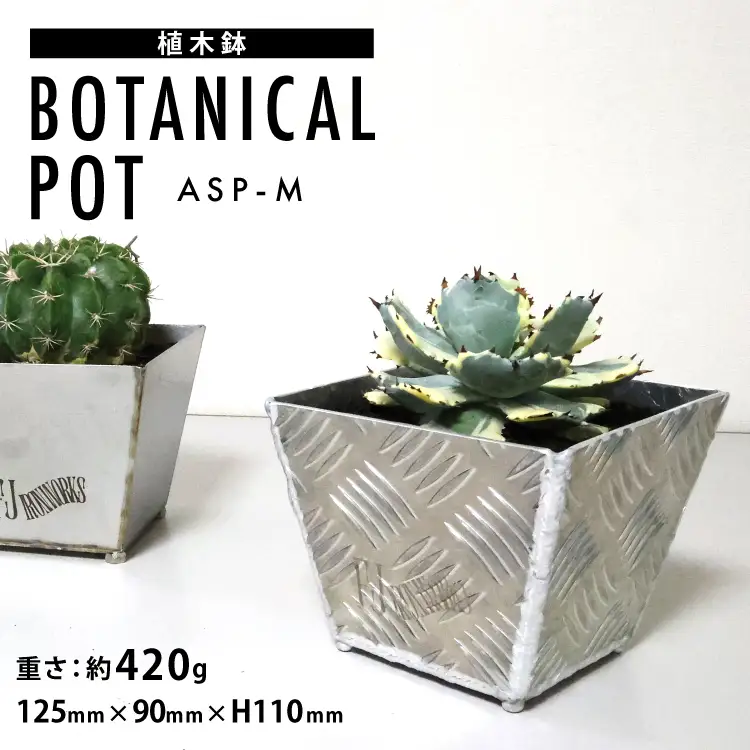 植木鉢 BOTANICAL POT ASP-M 1点 [藤田鉄工所 宮城県 気仙沼市 20564998]