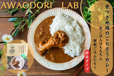 阿波尾鶏骨つき地鶏のごちそうカレー　30食