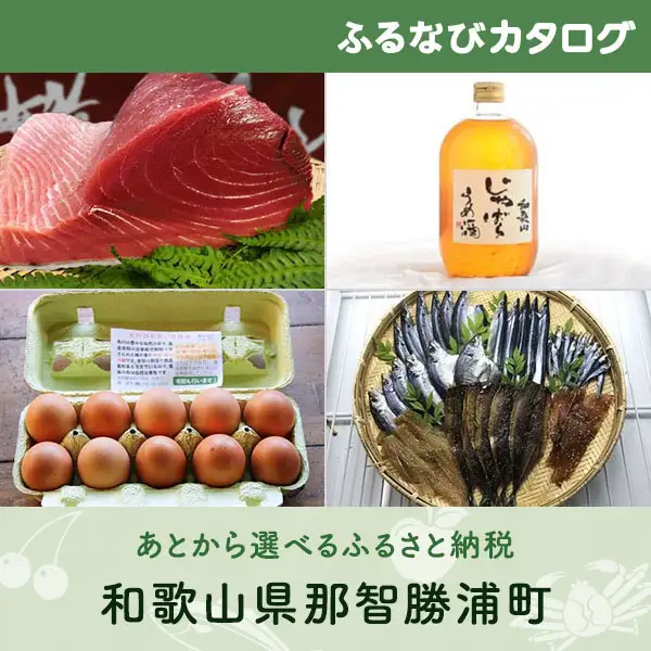 【有効期限なし！後からゆっくり特産品を選べる】和歌山県那智勝浦町カタログポイント