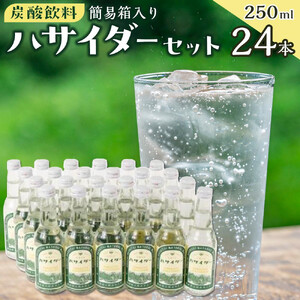 炭酸飲料 サイダー セット 24本 × 250ml ハサイダー